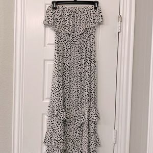 Strapless Midi Dress